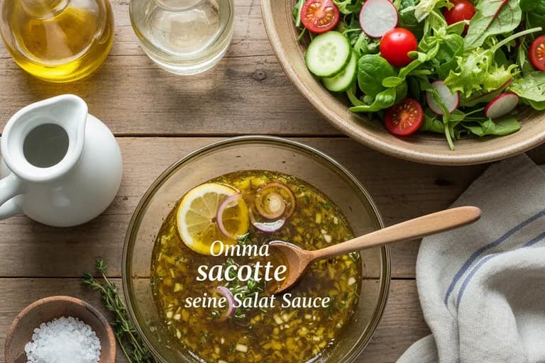 Omma Sacotte seine Salat Sauce