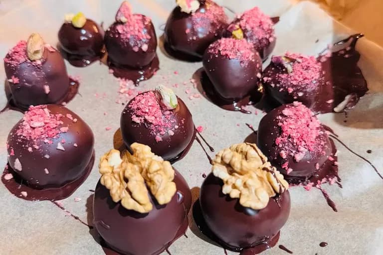 Himbeer Bommels ohne Backen